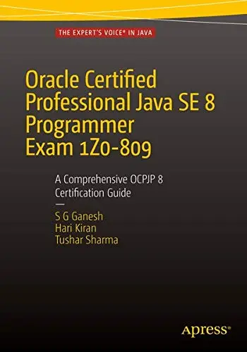 Cover of Oracle Certified Professional Java SE 8 Programmer Exam 1Z0-809
