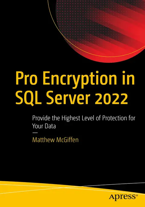 Cover of Pro Encryption in SQL Server 2022