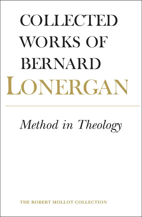 Cover of Method in Theology