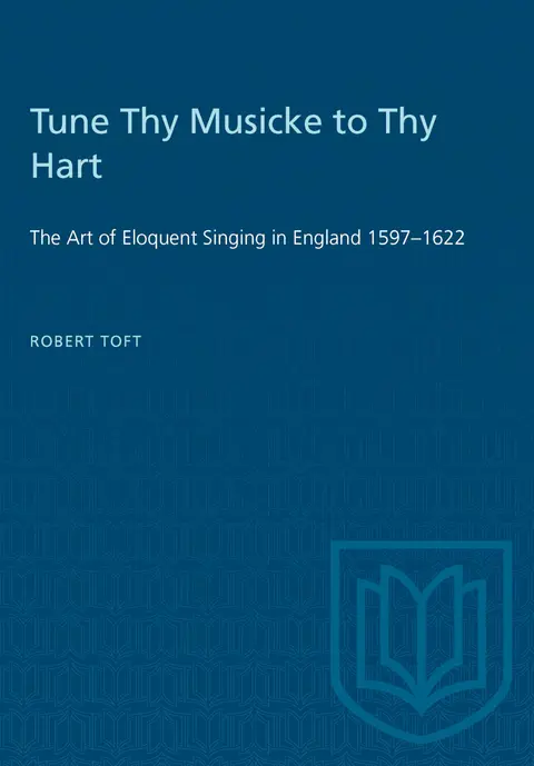 Cover of Tune Thy Musicke to Thy Hart
