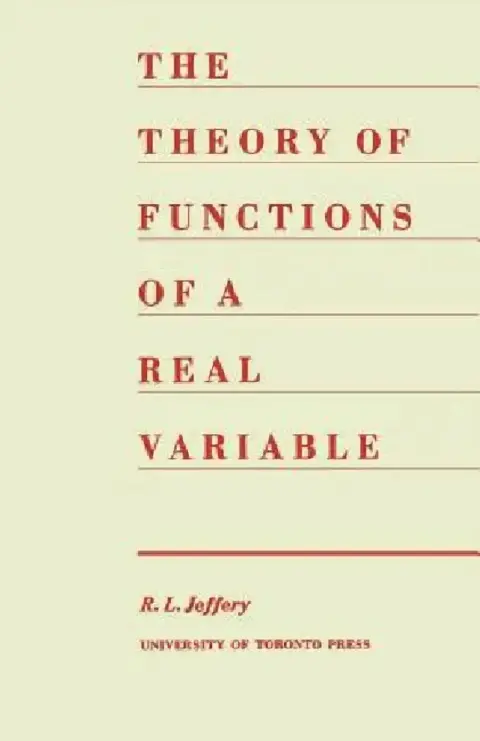 Cover of The Theory of Functions of a Real Variable (Second Edition)