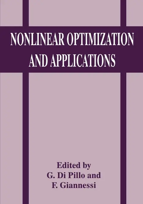 Cover of Nonlinear Optimization and Applications