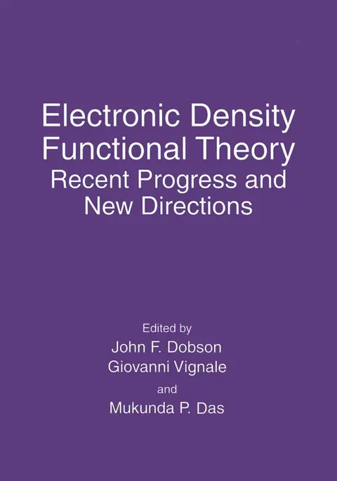 Cover of Electronic Density Functional Theory