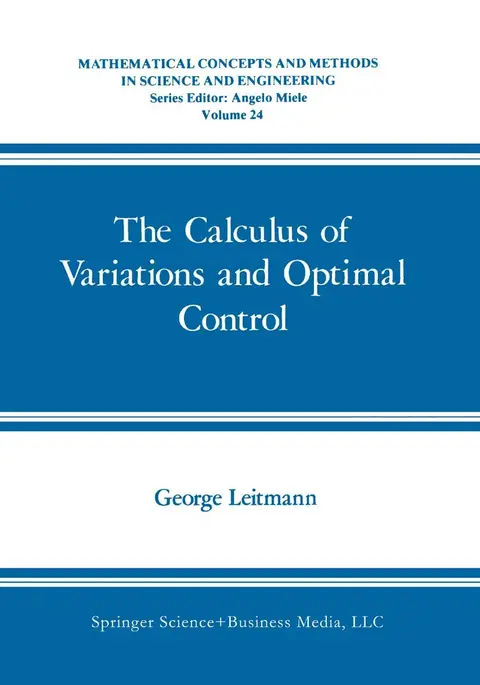 Cover of The Calculus of Variations and Optimal Control