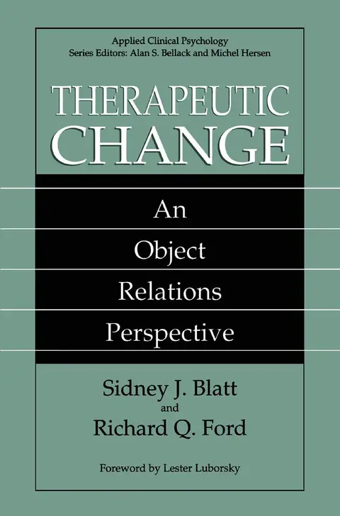 Cover of Therapeutic Change