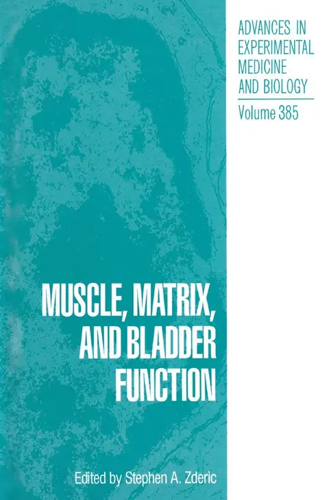 Cover of Muscle, Matrix, and Bladder Function