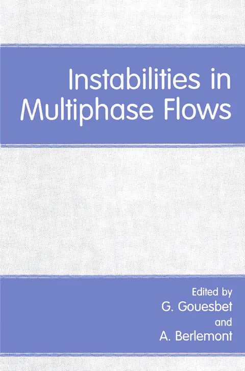 Cover of Instabilities in Multiphase Flows