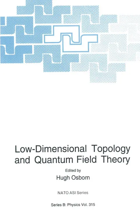 Cover of Low-Dimensional Topology and Quantum Field Theory