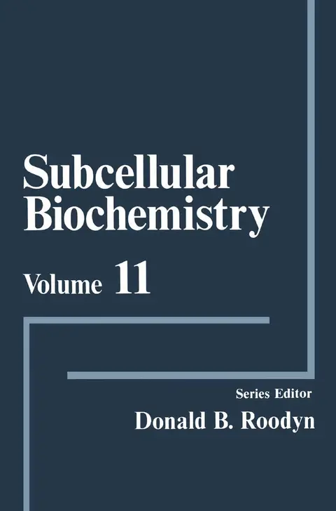 Cover of Subcellular Biochemistry