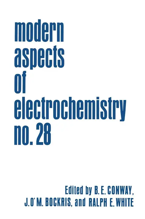 Cover of Modern Aspects of Electrochemistry