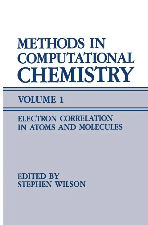 Cover of Methods in Computational Chemistry