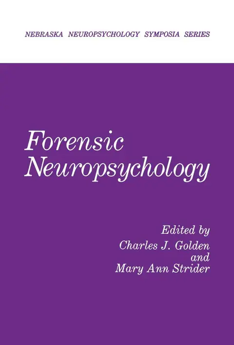 Cover of Forensic Neuropsychology