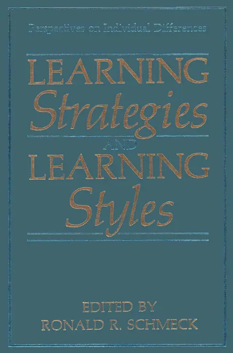 Cover of Learning Strategies and Learning Styles