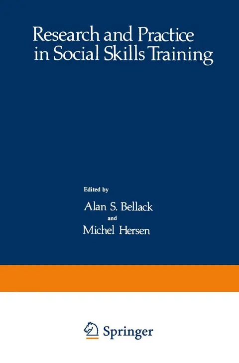 Cover of Research and Practice in Social Skills Training