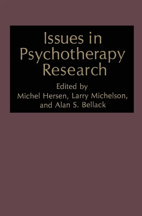 Cover of Issues in Psychotherapy Research