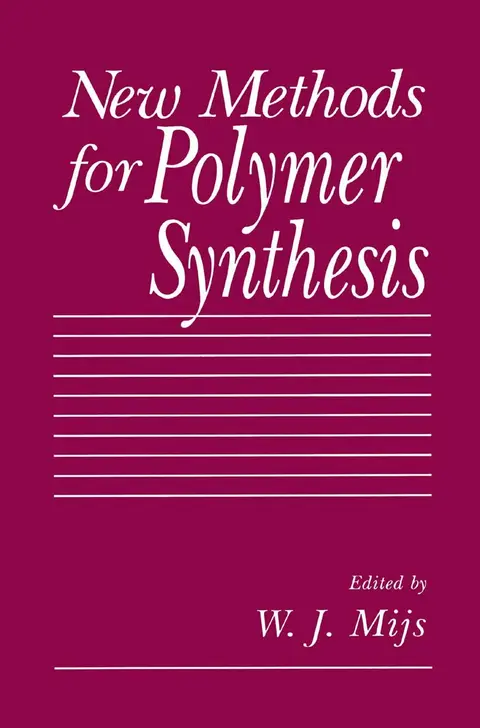 Cover of New Methods for Polymer Synthesis
