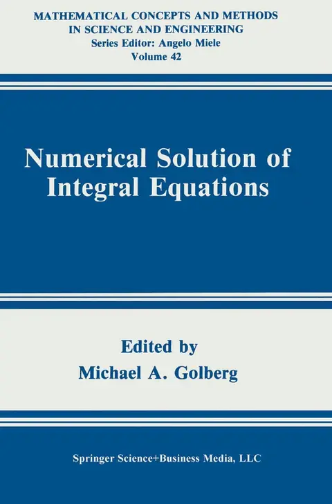 Cover of Numerical Solution of Integral Equations