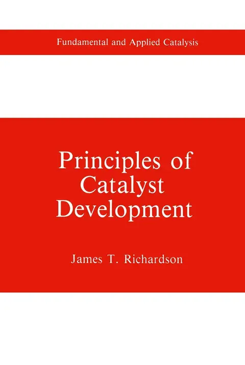 Cover of Principles of Catalyst Development