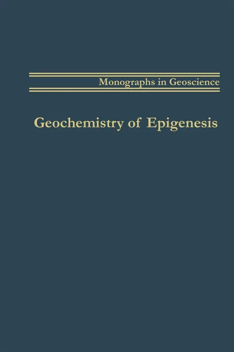 Cover of Geochemistry of Epigenesis