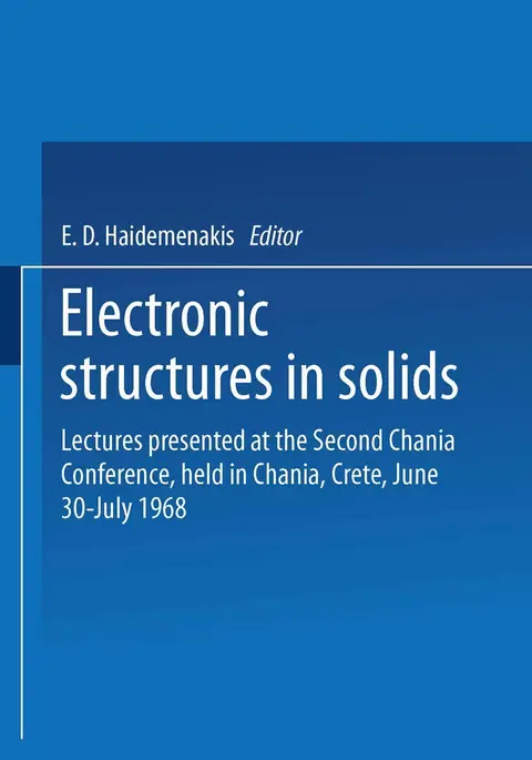 Cover of Electronic Structures in Solids