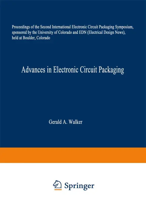 Cover of Advances in Electronic Circuit Packaging
