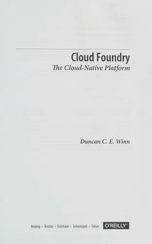Cover of Cloud Foundry