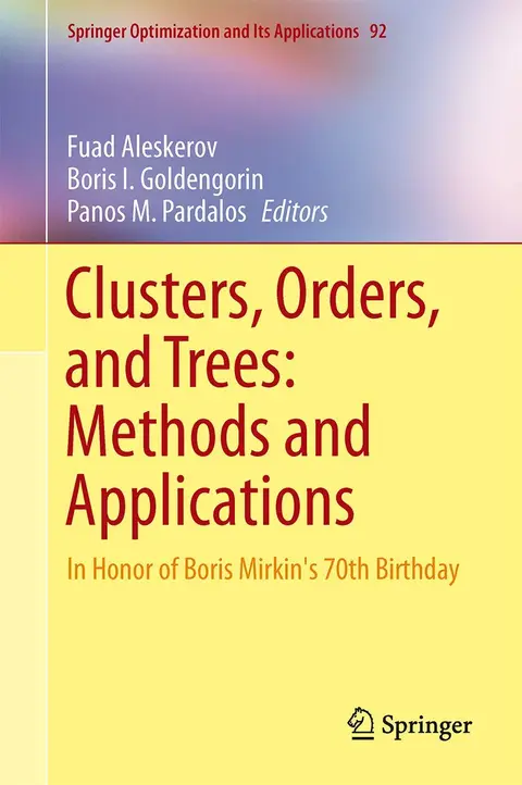 Cover of Clusters, Orders, and Trees