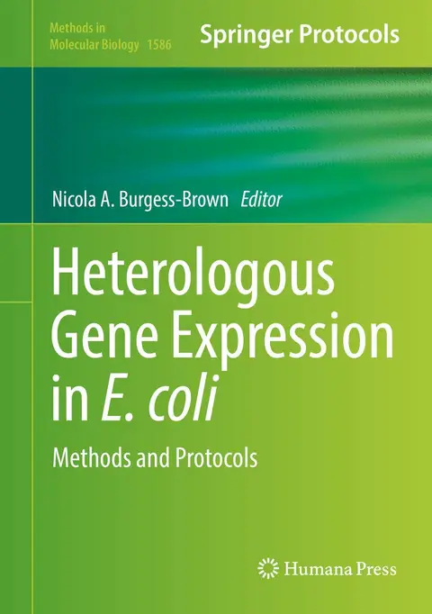 Cover of Heterologous Gene Expression in E.coli