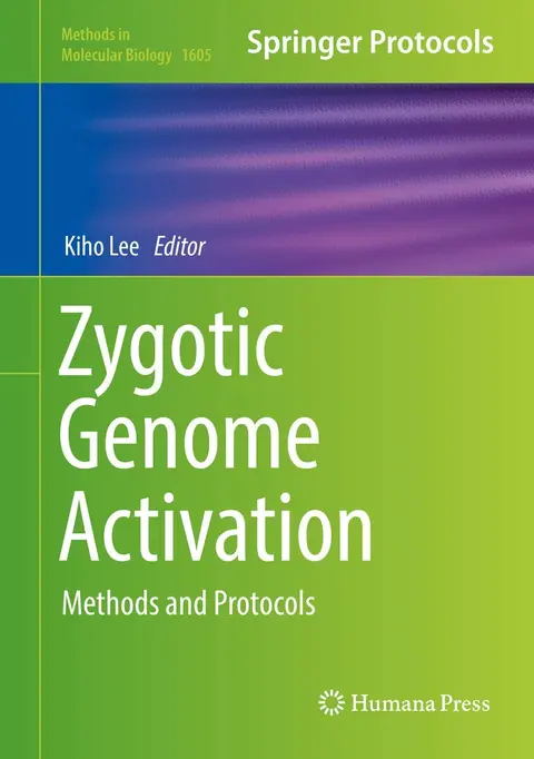 Cover of Zygotic Genome Activation