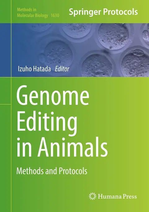 Cover of Genome Editing in Animals