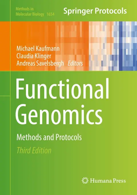 Cover of Functional Genomics Methods and Protocols 3Ed