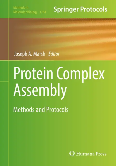 Cover of Protein Complex Assembly