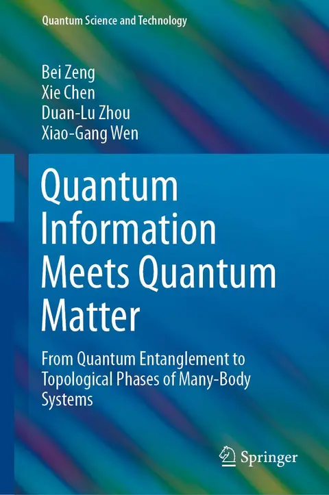 Cover of Quantum Information Meets Quantum Matter