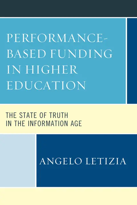 Cover of Performance-Based Funding in Higher Education