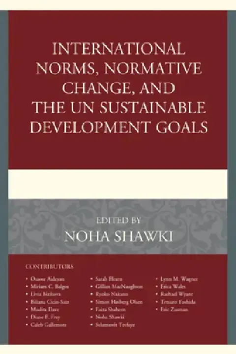 Cover of International Norms, Normative Change, and the UN Sustainable Development Goals