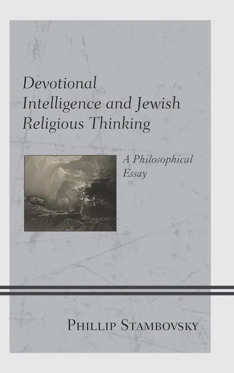 Cover of Devotional Intelligence and Jewish Religious Thinking