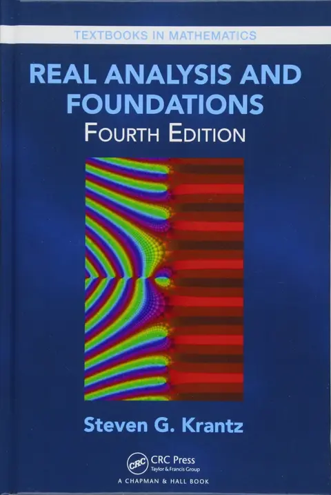 Cover of Real Analysis and Foundations