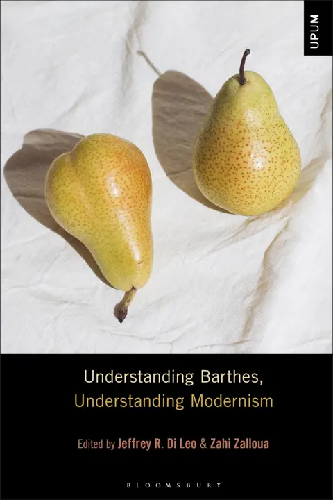 Cover of Understanding Barthes, Understanding Modernism