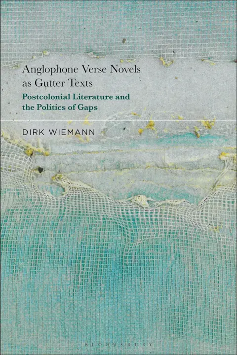 Cover of Anglophone Verse Novels as Gutter Texts