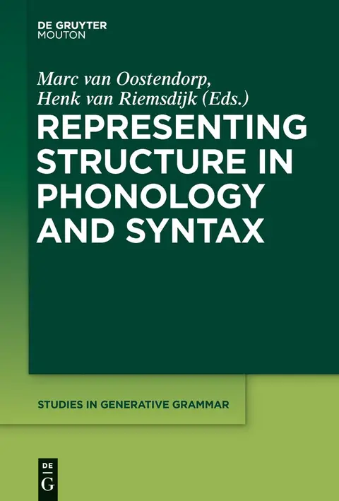 Cover of Representing Structure in Phonology and Syntax