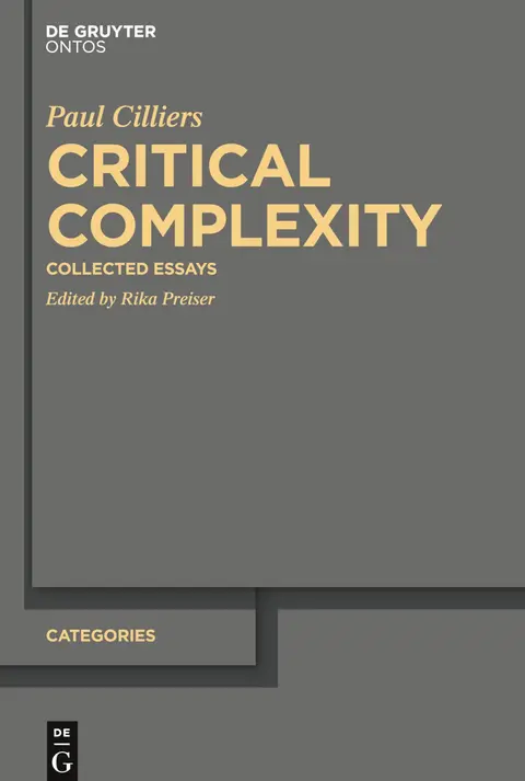 Cover of Critical Complexity
