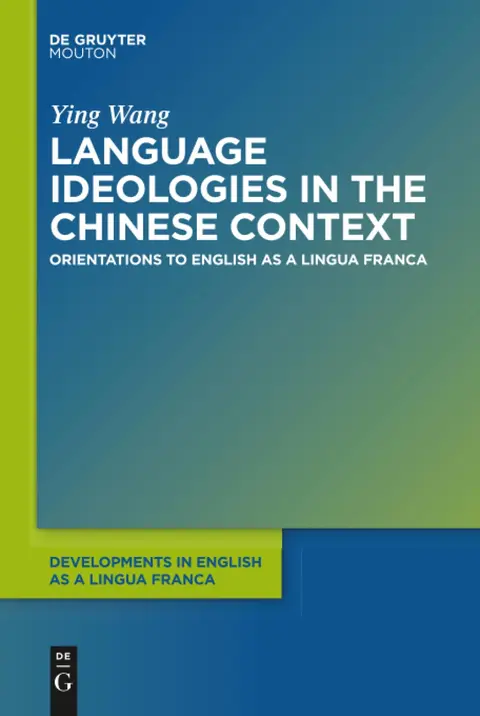 Cover of Language Ideologies in the Chinese Context