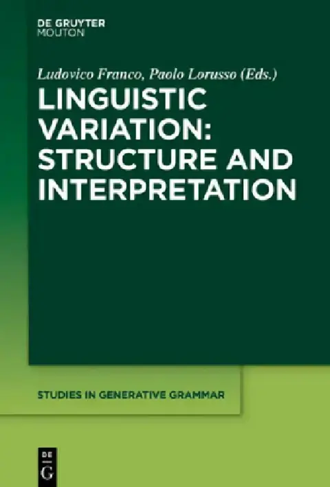 Cover of Linguistic Variation