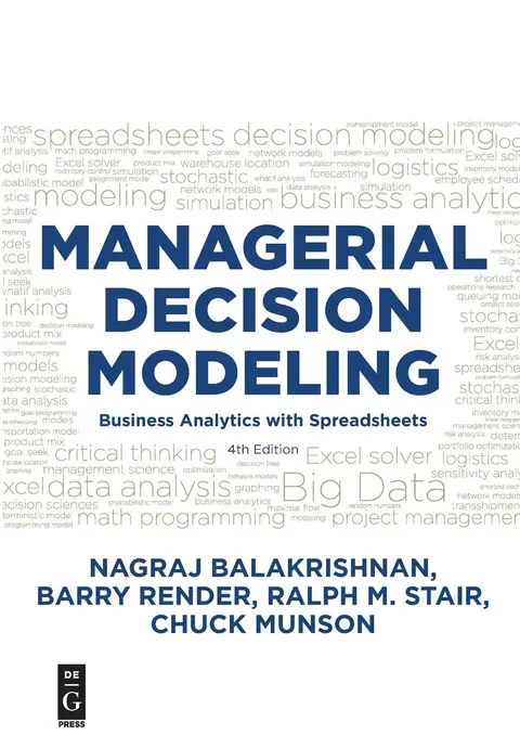 Cover of Managerial Decision Modeling