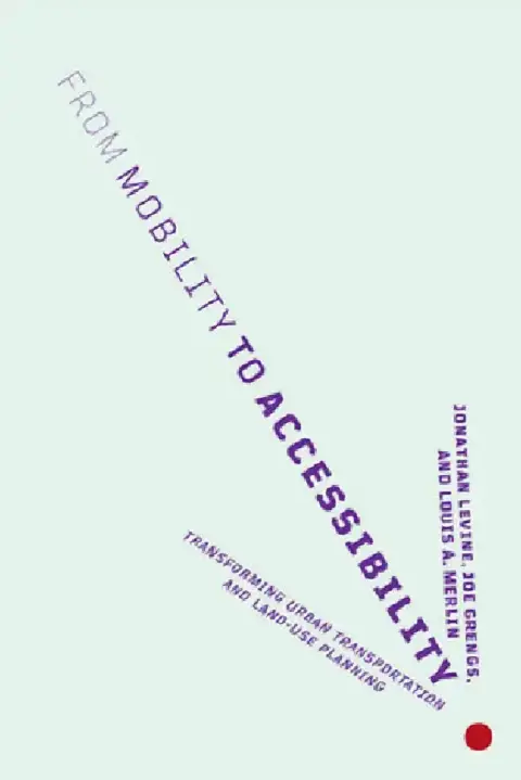 Cover of From Mobility to Accessibility