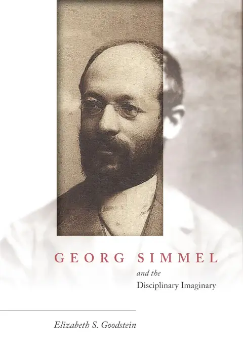 Cover of Georg Simmel and the Disciplinary Imaginary