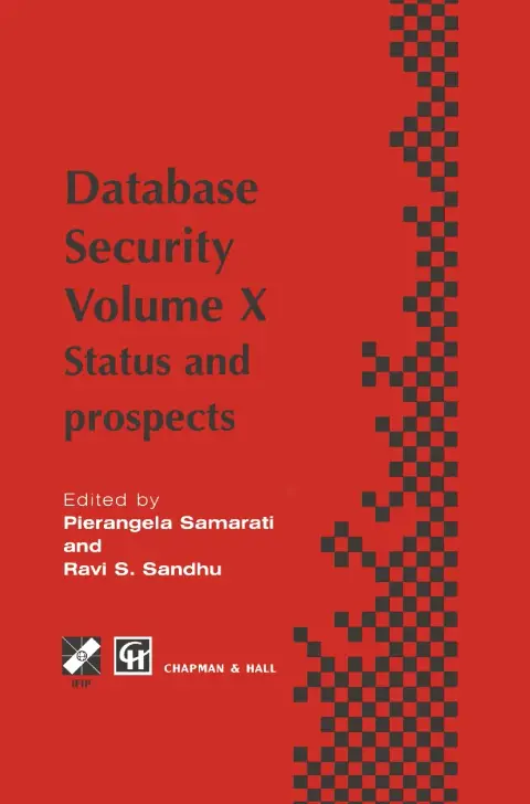 Cover of Database Security X