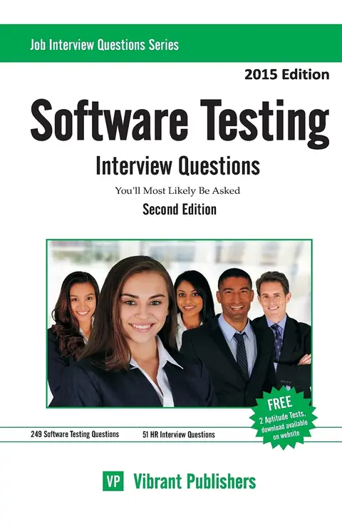 Cover of Software Testing Interview Questions You'll Most Likely Be Asked