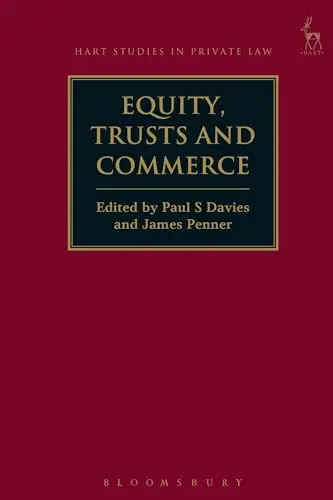 Cover of Equity, Trusts and Commerce