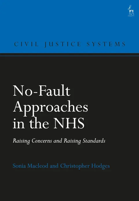 Cover of No-Fault Approaches in the NHS